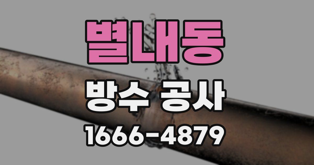 별내동 방수 공사