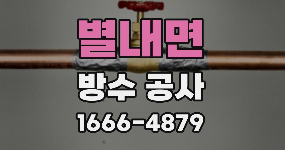 별내면 방수 공사