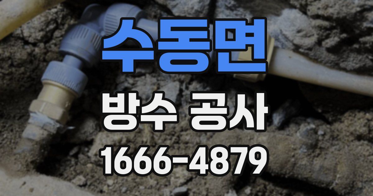 수동면 방수 공사