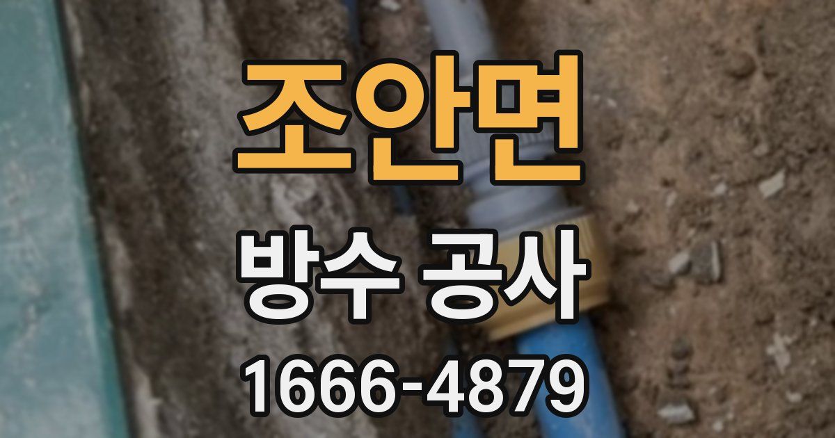 조안면 방수 공사