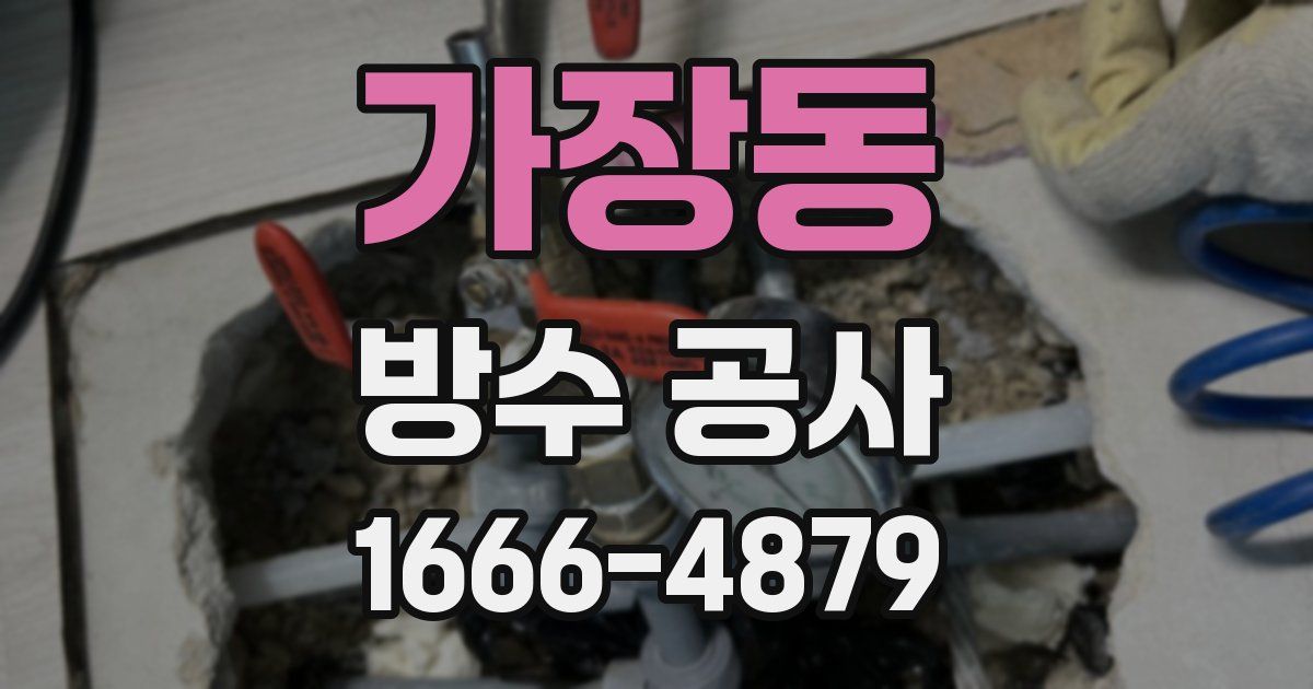 가장동 방수 공사