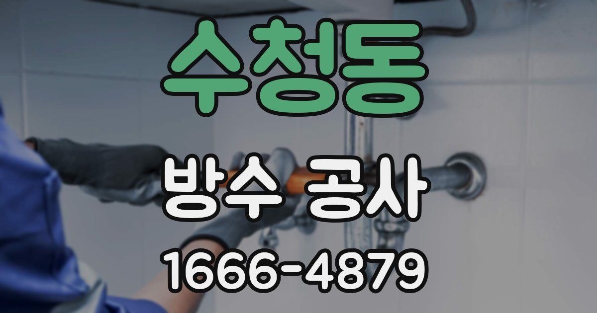 수청동 방수 공사