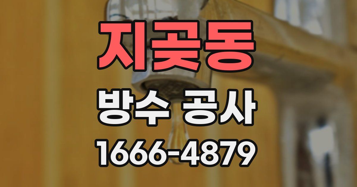 지곶동 방수 공사