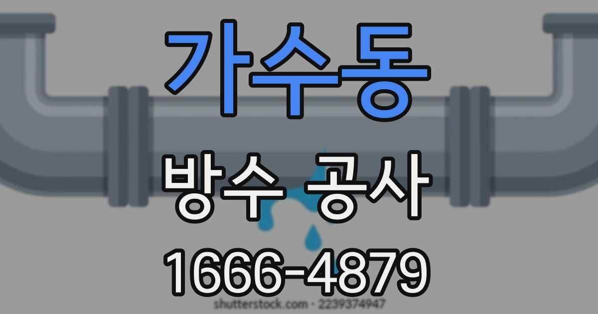 가수동 방수 공사