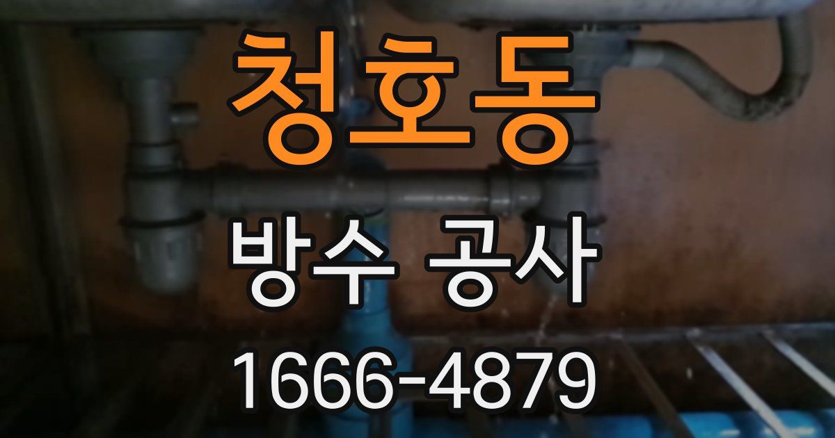 청호동 방수 공사