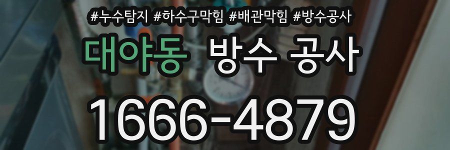 대야동 방수 공사