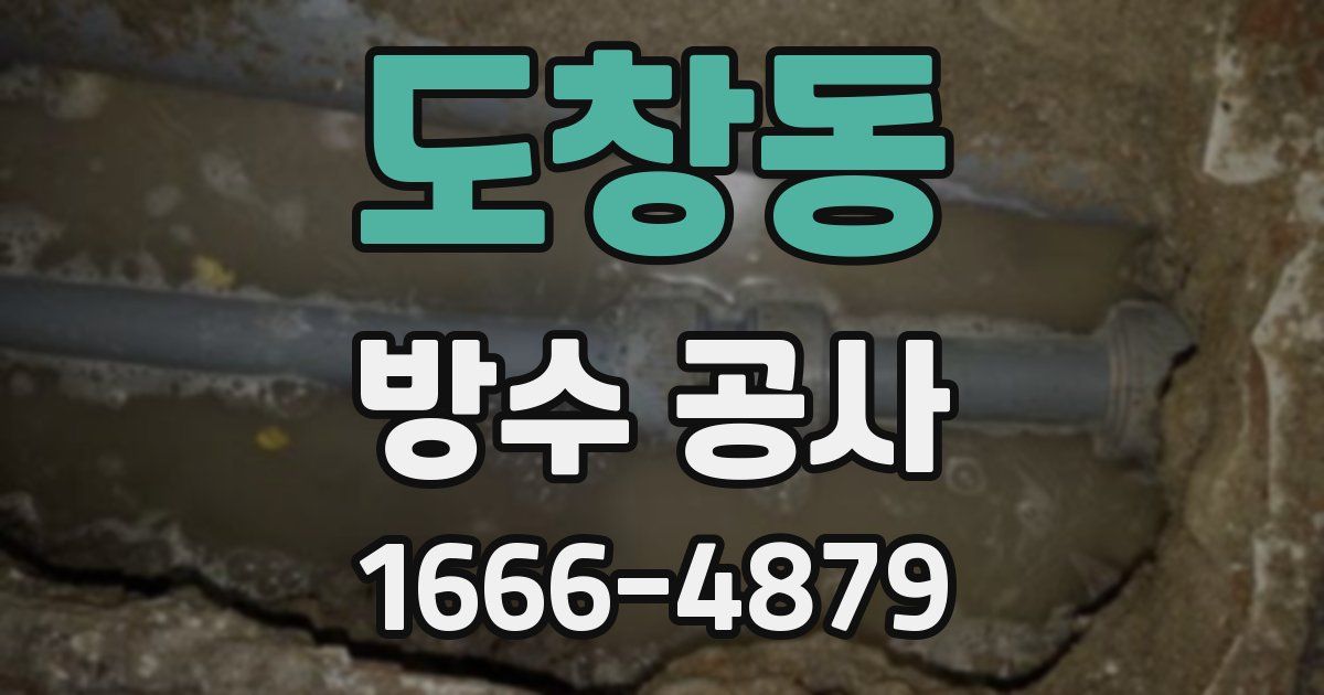 도창동 방수 공사