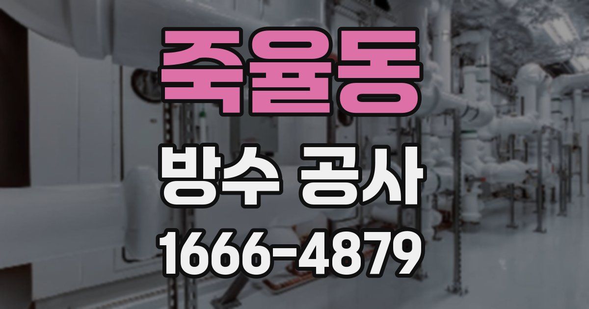 죽율동 방수 공사