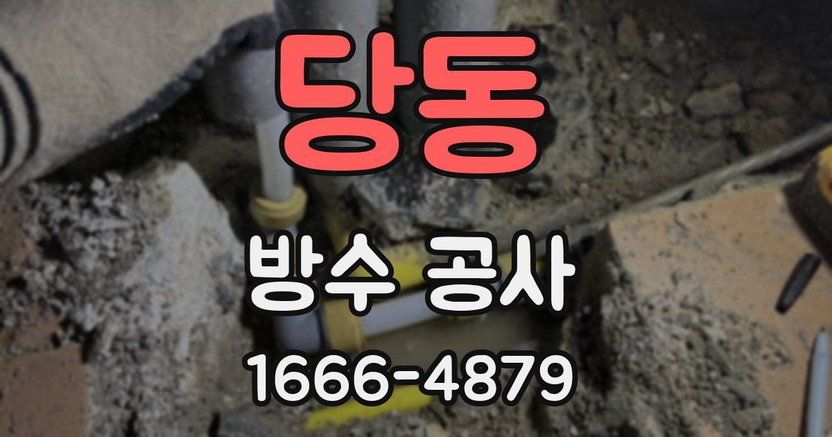 당동 방수 공사