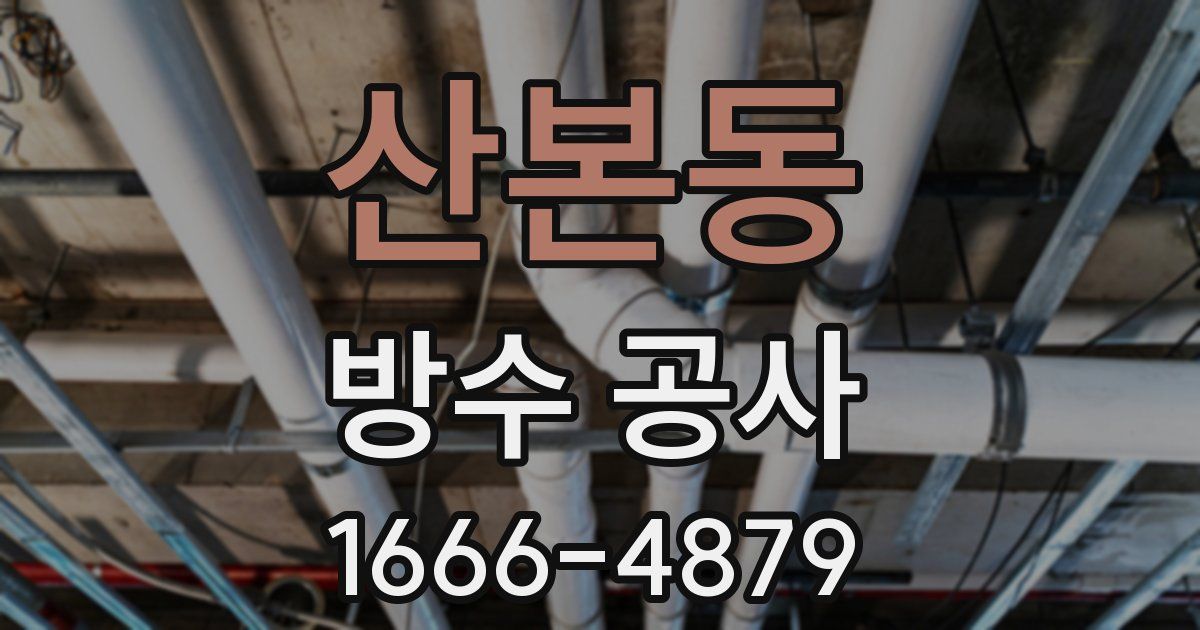 산본동 방수 공사