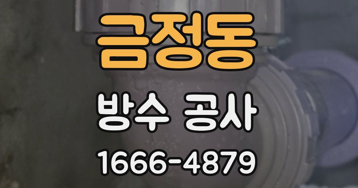 금정동 방수 공사