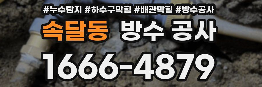 속달동 방수 공사
