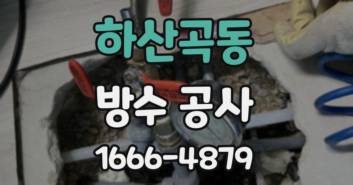하산곡동 방수 공사