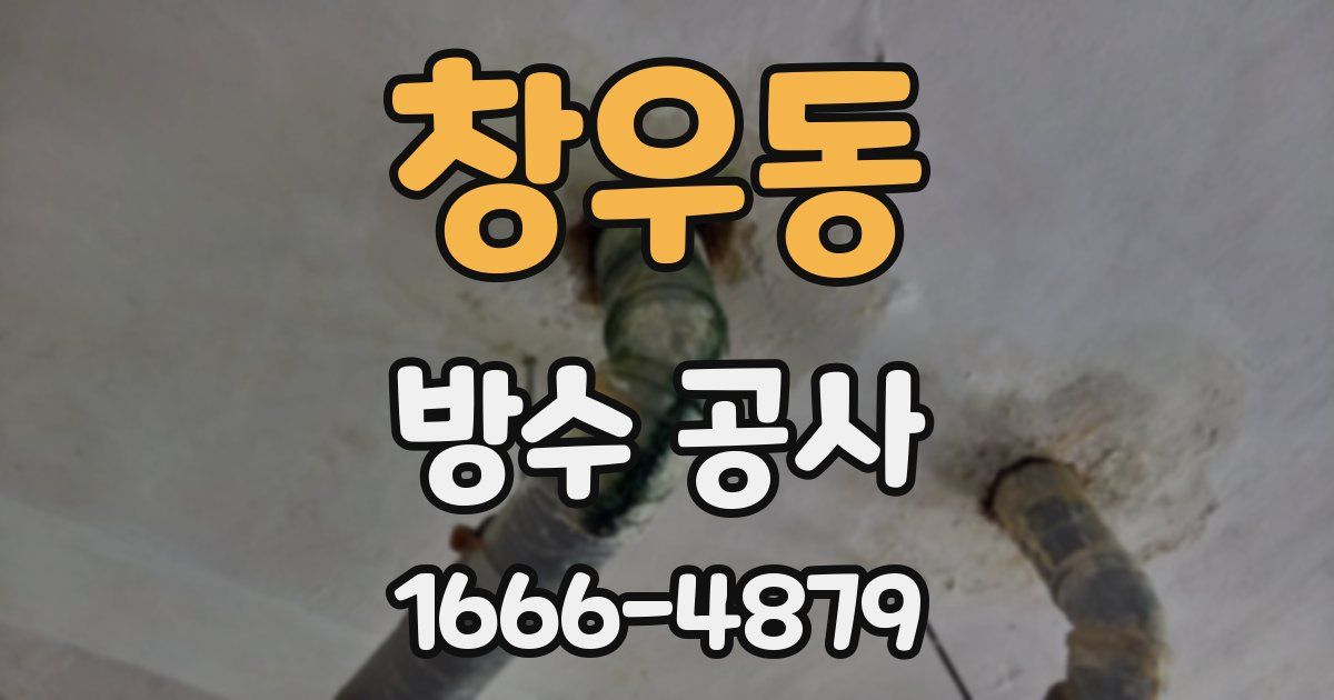 창우동 방수 공사