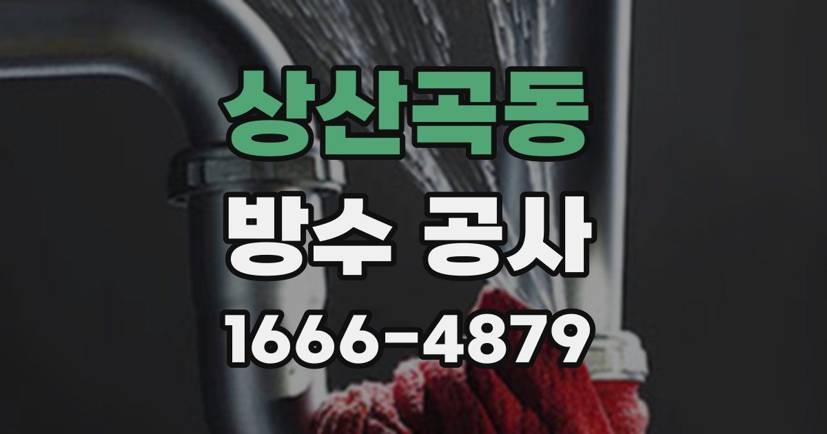 상산곡동 방수 공사