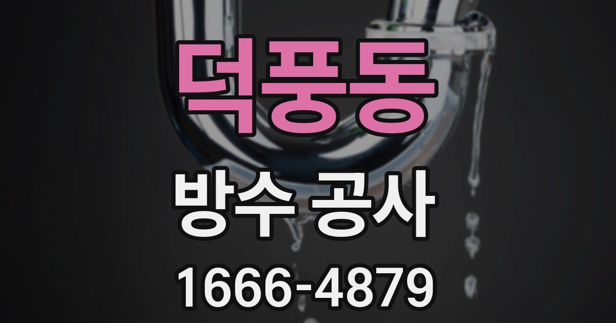 덕풍동 방수 공사