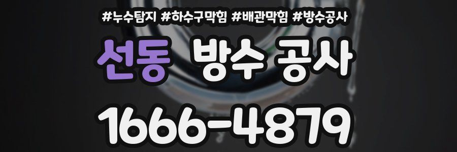 선동 방수 공사