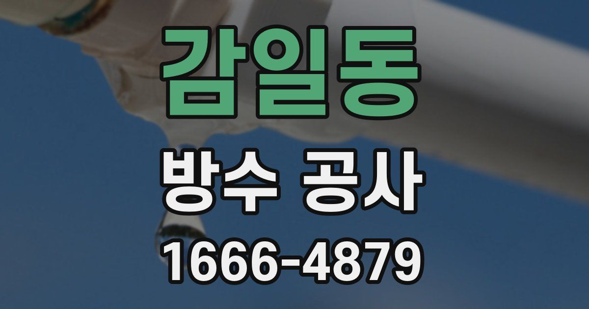 감일동 방수 공사