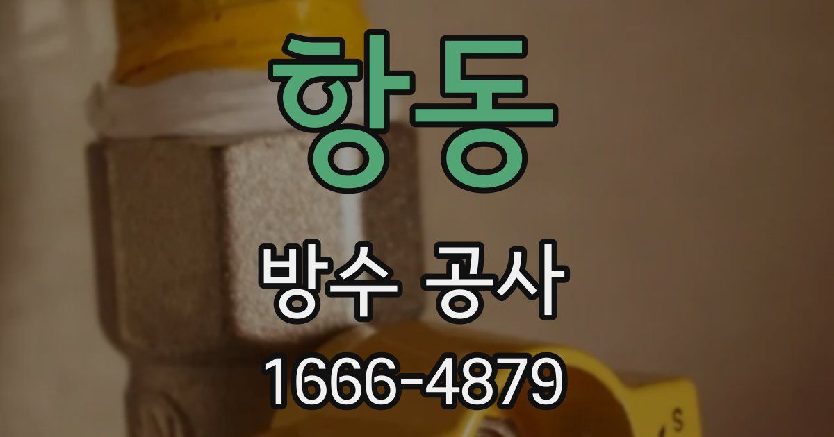 항동 방수 공사