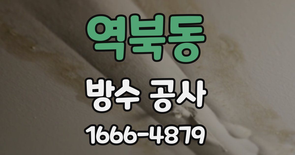 역북동 방수 공사