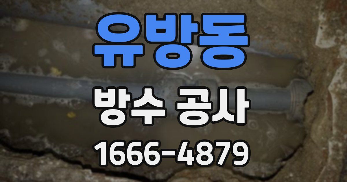 유방동 방수 공사