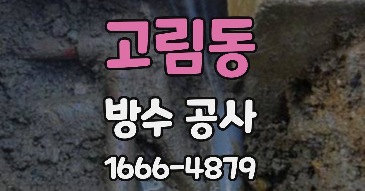 고림동 방수 공사