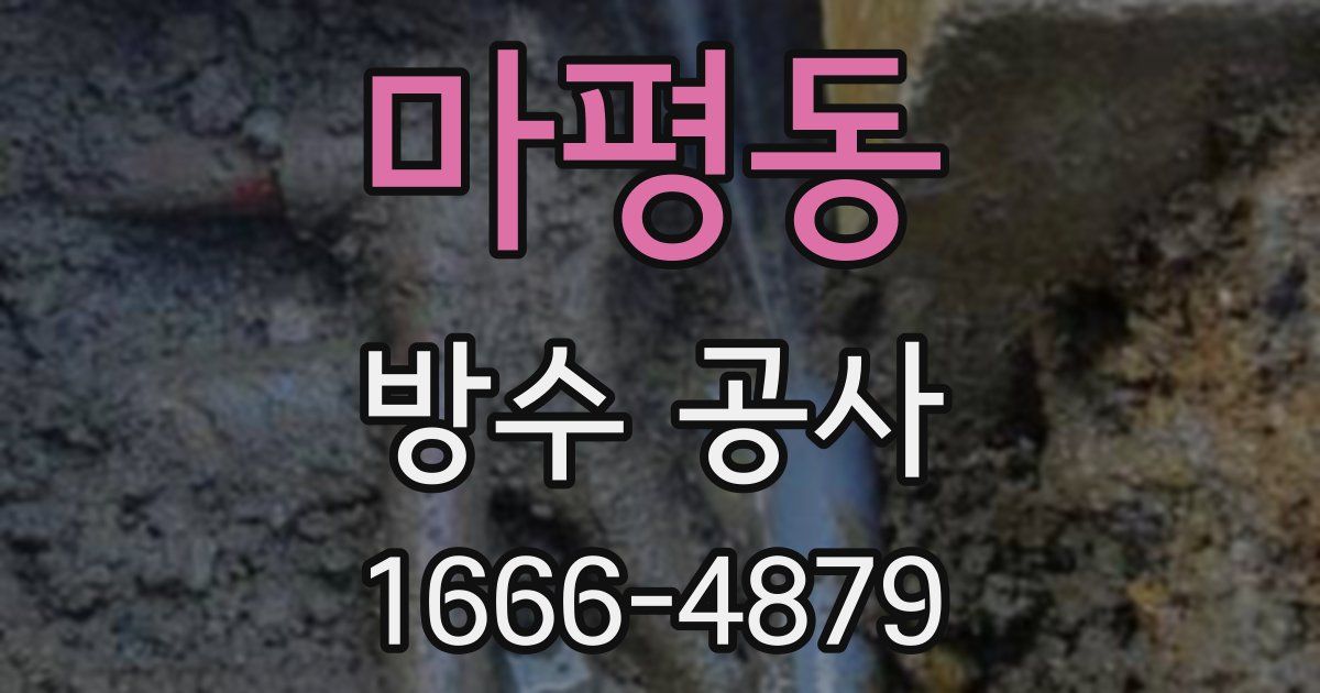 마평동 방수 공사