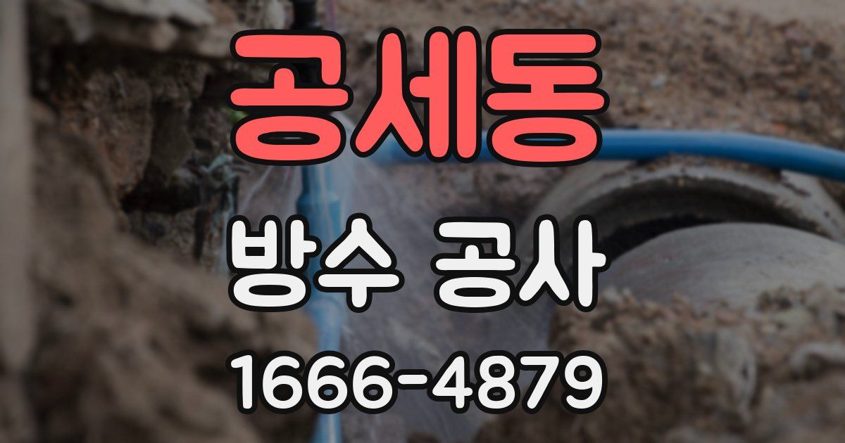 공세동 방수 공사