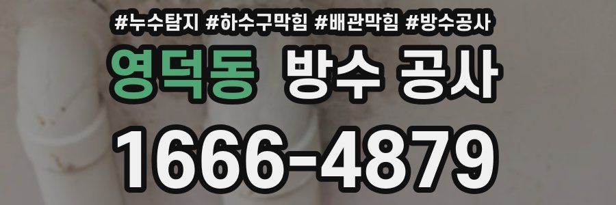 영덕동 방수 공사