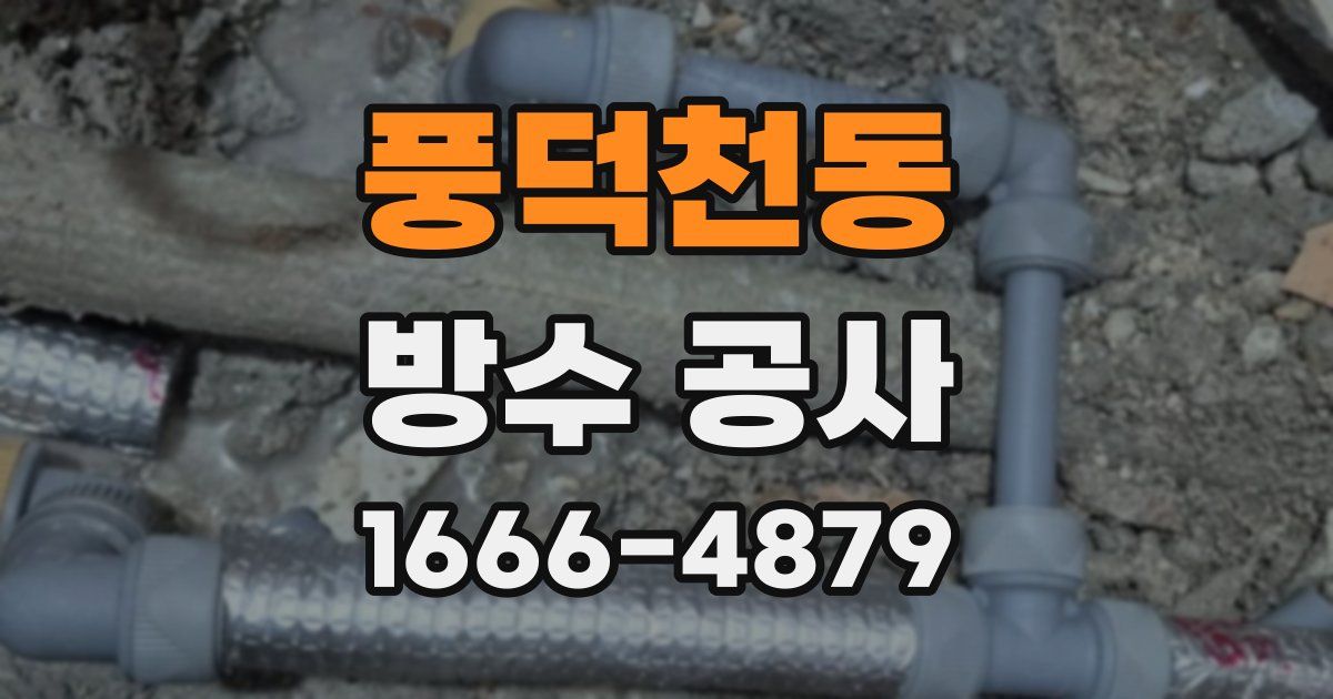 풍덕천동 방수 공사