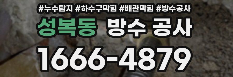 성복동 방수 공사