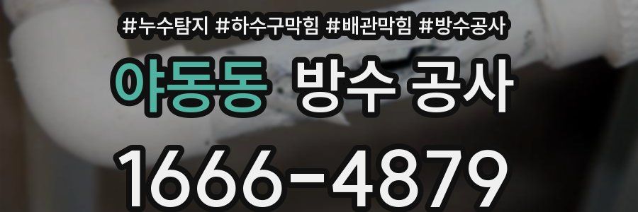 야동동 방수 공사