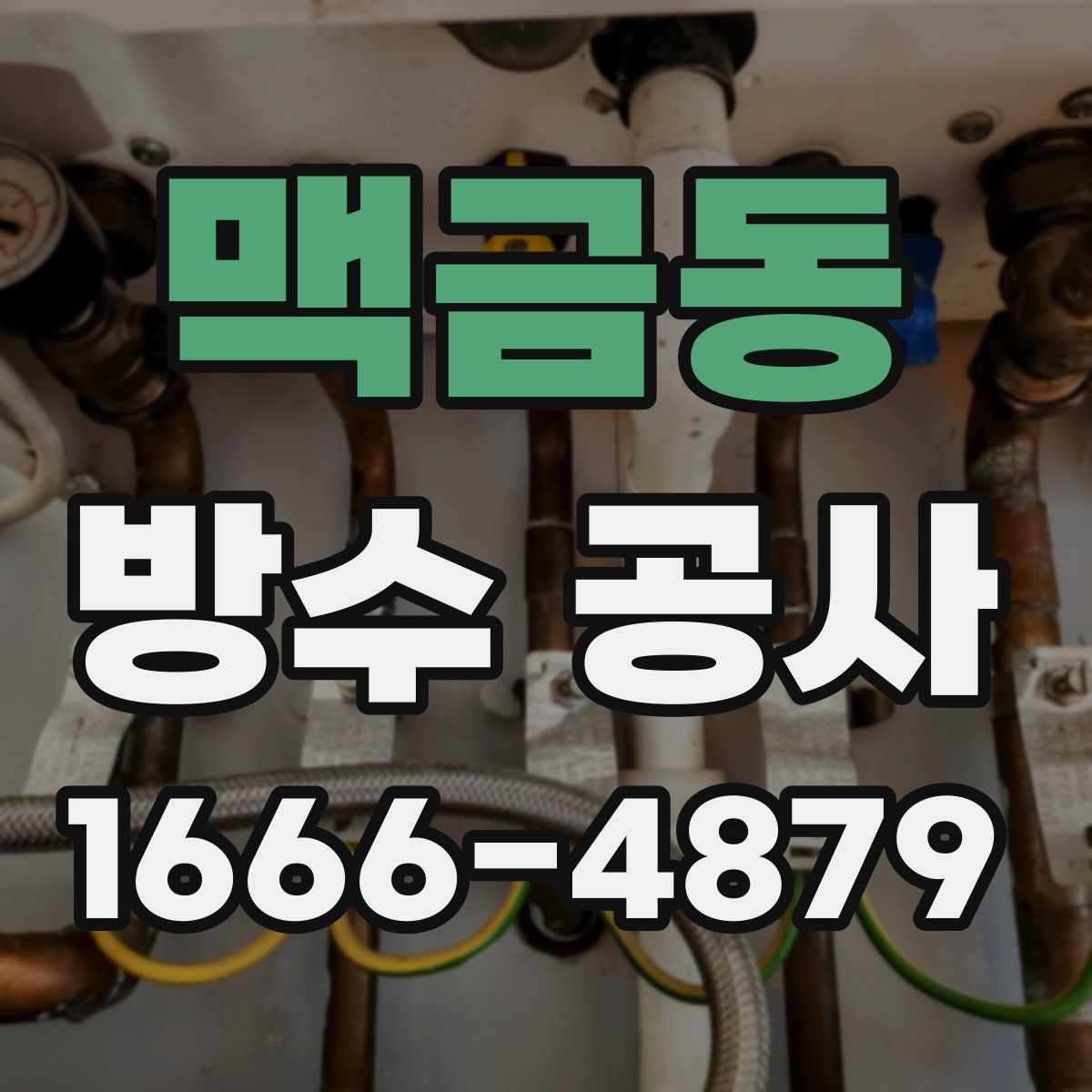 맥금동 방수 공사