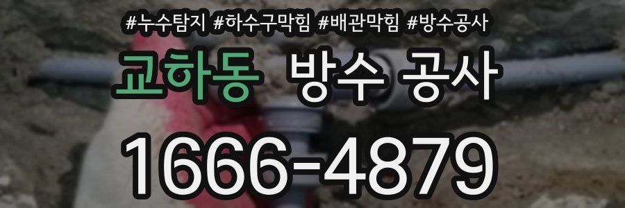 교하동 방수 공사