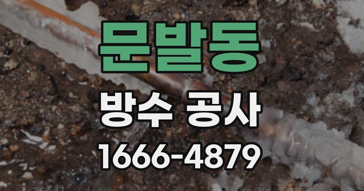 문발동 방수 공사