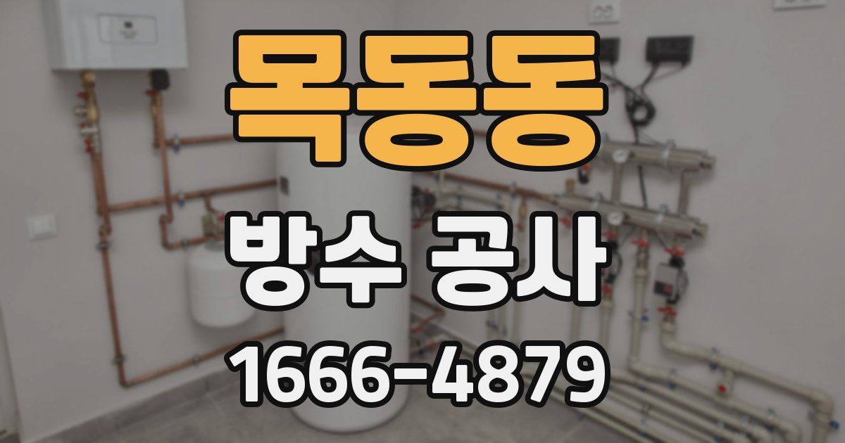 목동동 방수 공사