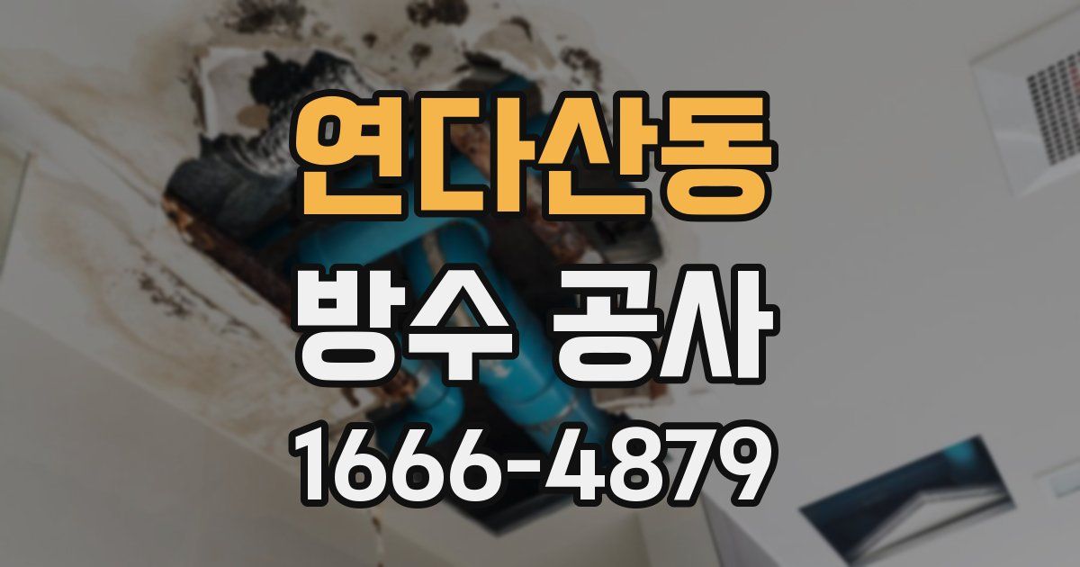 연다산동 방수 공사