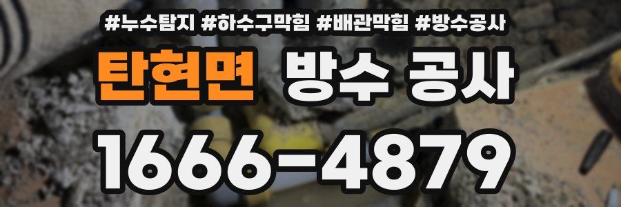 탄현면 방수 공사