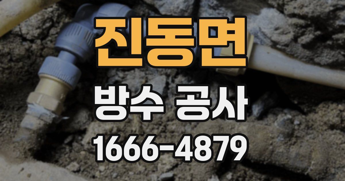 진동면 방수 공사