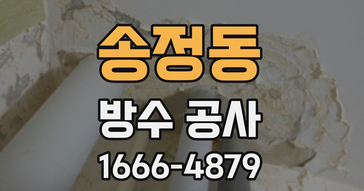 송정동 방수 공사