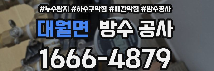 대월면 방수 공사