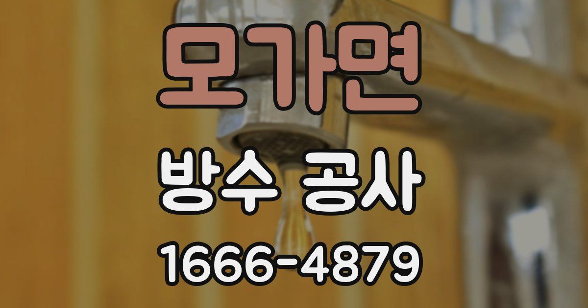 모가면 방수 공사