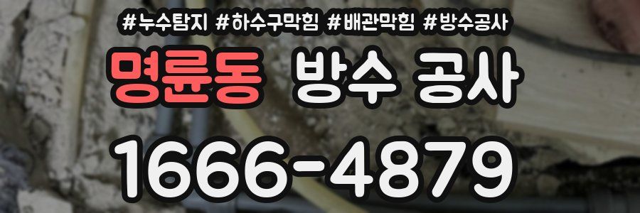 명륜동 방수 공사
