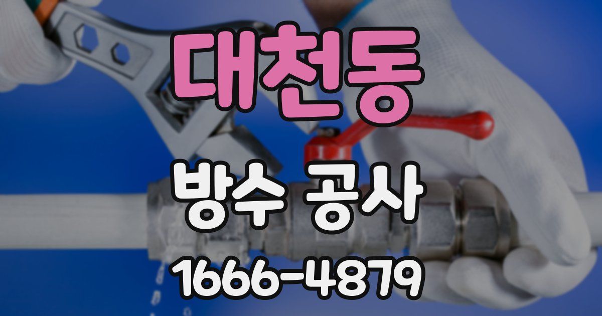 대천동 방수 공사