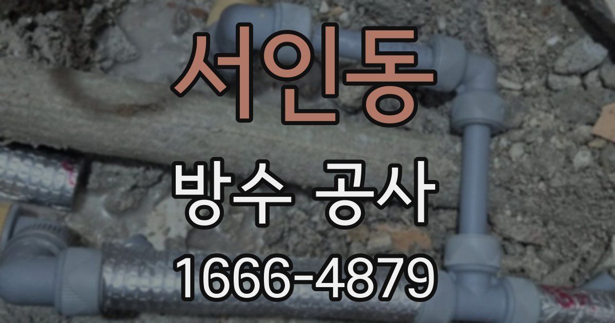 서인동 방수 공사