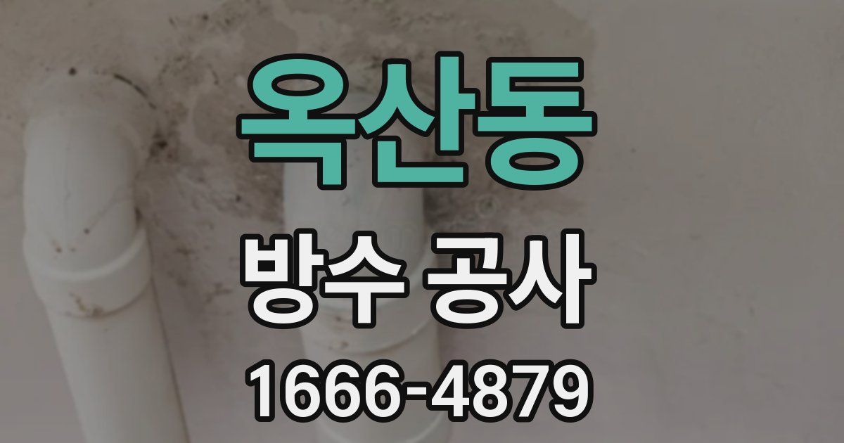 옥산동 방수 공사