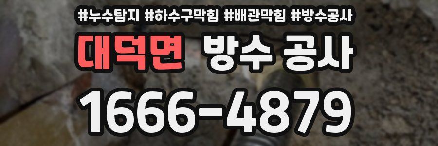 대덕면 방수 공사