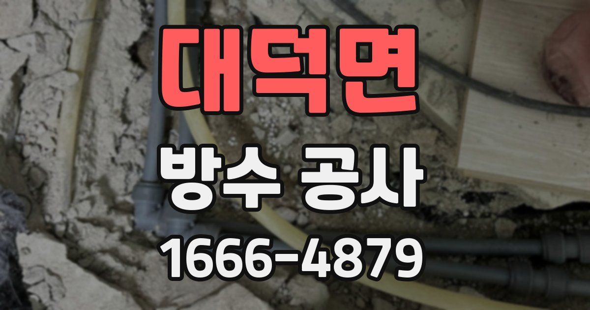 대덕면 방수 공사
