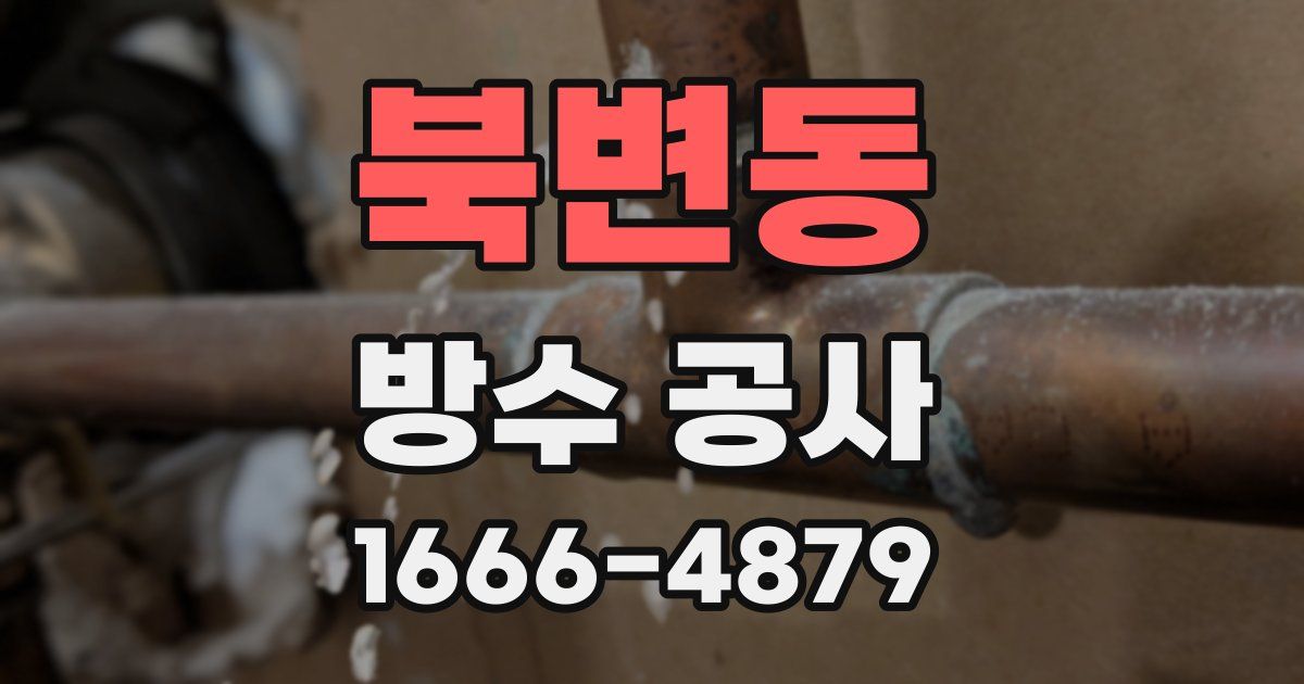 북변동 방수 공사