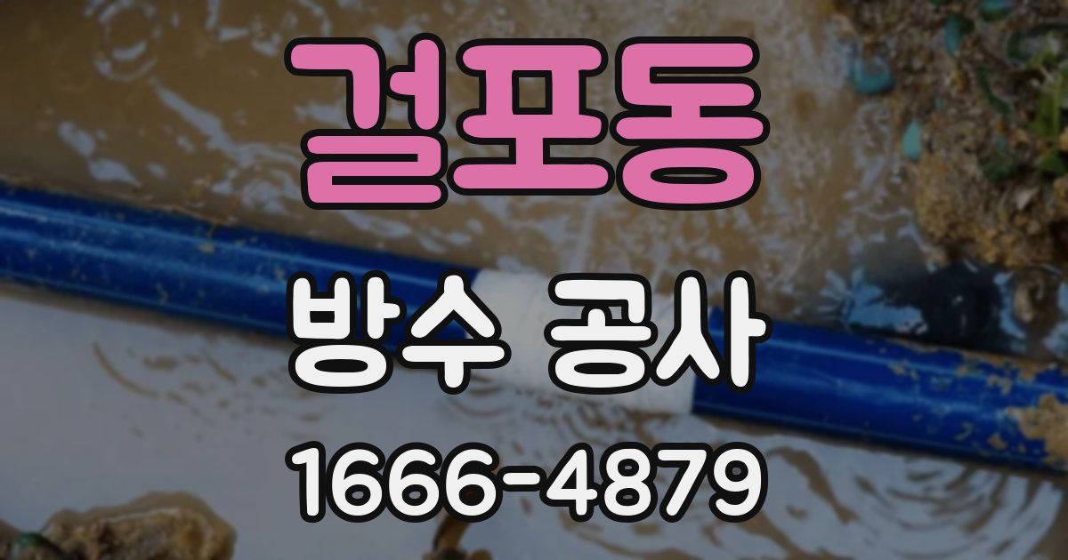 걸포동 방수 공사